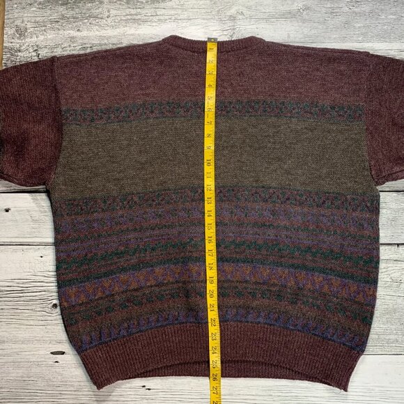 Vintage London Fog Hunting Dogs Sweater Embroidered Grandpa Dad Crewneck - Picture 9 of 11